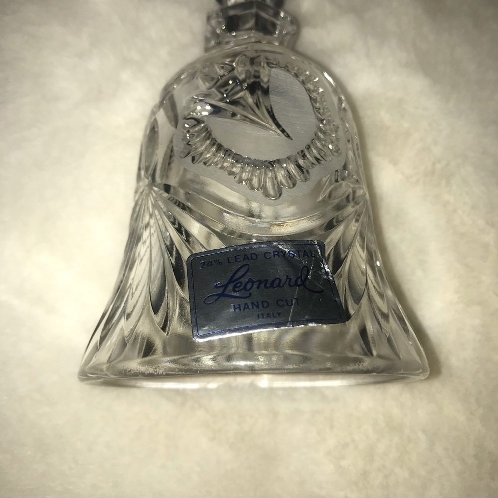Vintage Leonard Lead Crystal Collector’s Bell - Picture 6 of 14